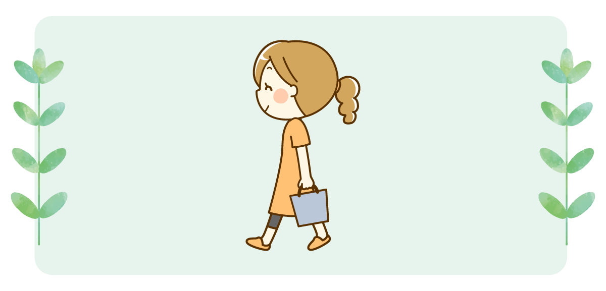 駅から徒歩3分のイラスト